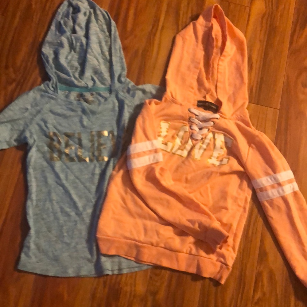 Girls size 10 sweatshirts